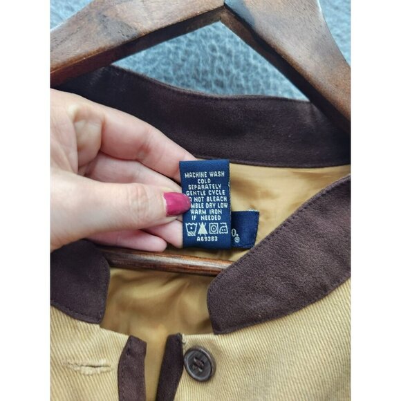 Denim & Co. 1X Embroidered Beige & Brown Button-Up Jacket With Floral Detailing - Picture 3 of 4